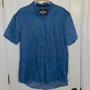 Men's short sleeve button down